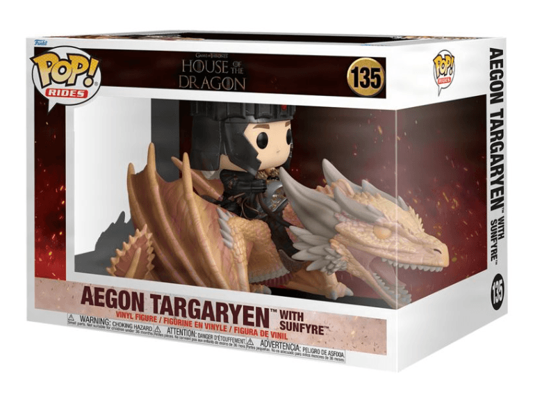 Funko - POP! - House of the Dragon - Aegon Targaryen with Sunfyre Ride