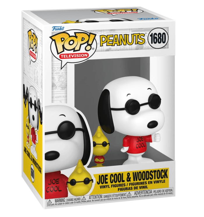 Funko - POP! - Peanuts - Joe Cool with Woodstock Vinyl