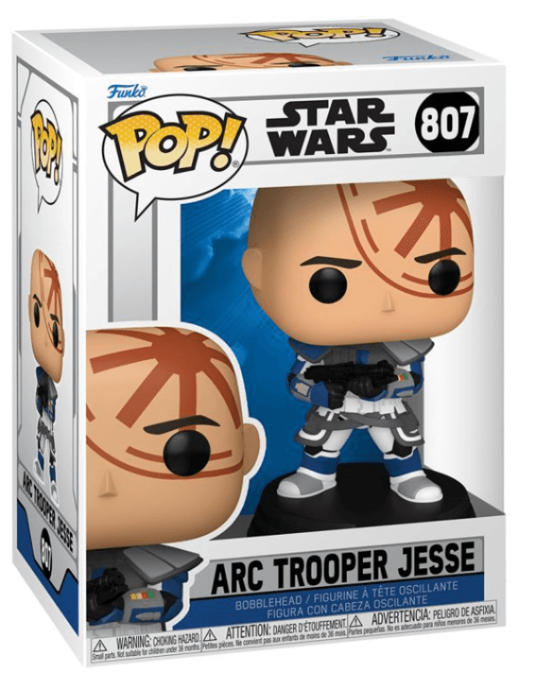 Funko - POP! - Star Wars: Clone Wars – ARC Trooper Jesse (with Chase)  Vinyl  (Keine Auswahl möglich)