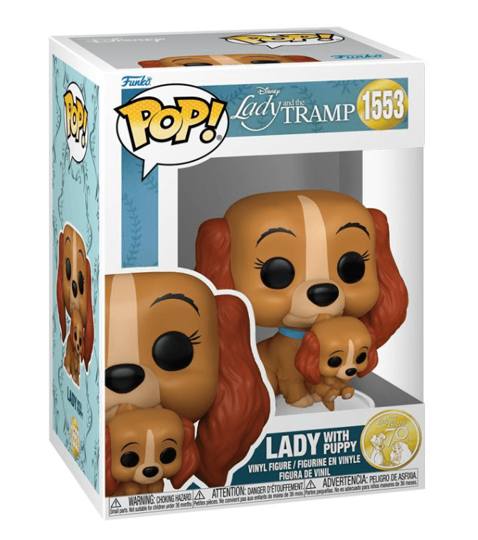 Funko - POP! - Lady & The Tramp: 70th Anniversary - Lady with Puppy Vinyl