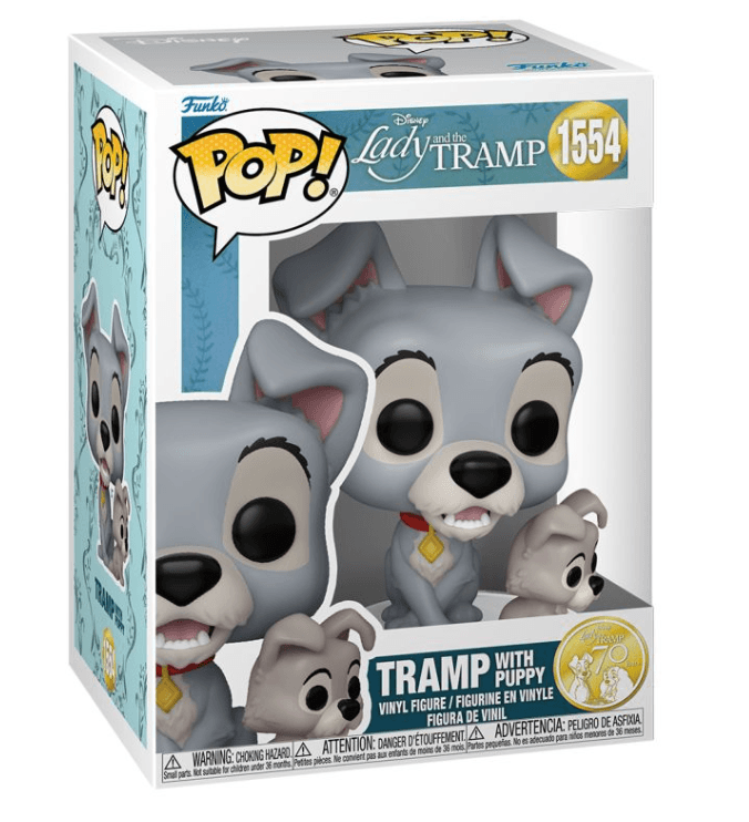 Funko - POP! - Lady & The Tramp: 70th Anniversary - Tramp with Puppy Vinyl