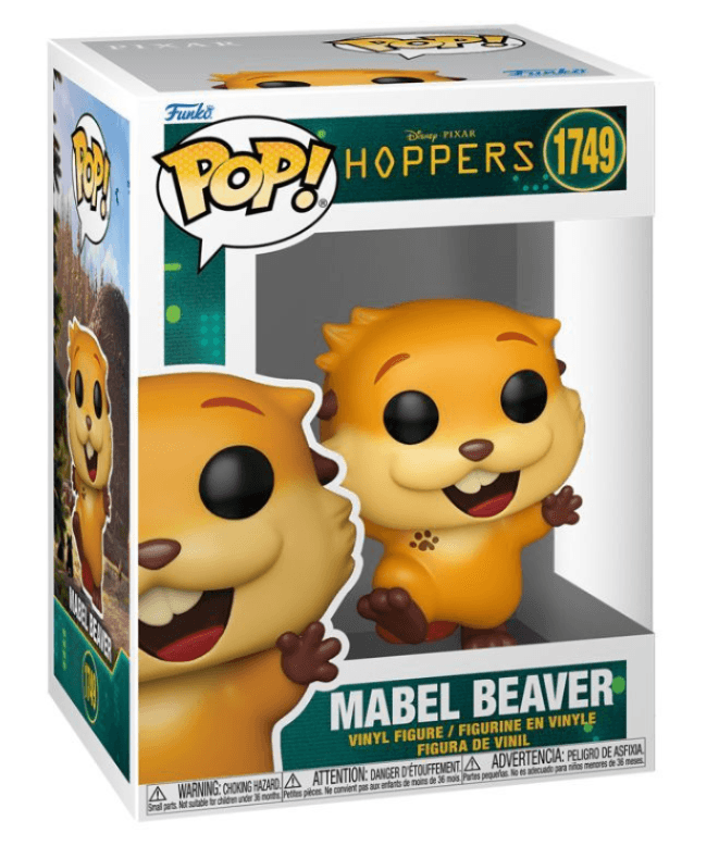 Funko - POP! - Disney Pixar Hoppers – Mabel Beaver Vinyl Figur 8–9,5 cm (Chase möglich)