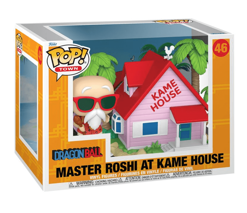 Funko - POP! - Dragon Ball - Master Roshi w/Kame House Town