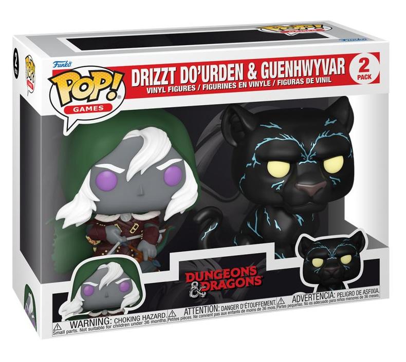 Funko - POP! - Dungeons&Dragons - Drizzt Do'Urden&Guenhwyvar Vinyl 2-Pack
