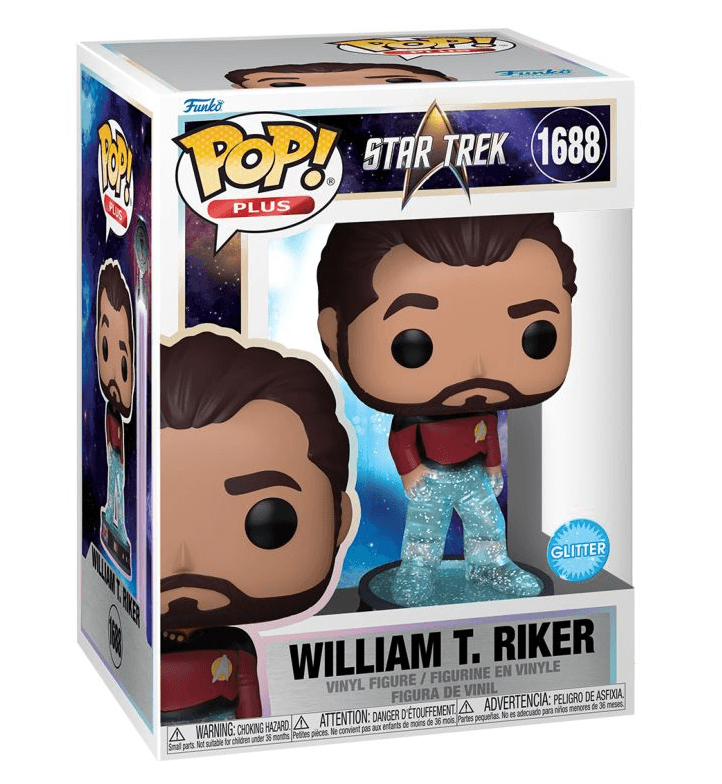 Funko - POP! - Star Trek - Transporting William T. Riker Plus