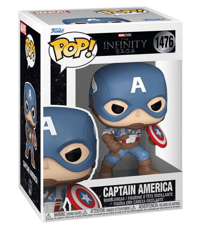 Funko - POP! - Marvel Comics: Infinity Saga - Captain America (The First Avenger) Vinyl
