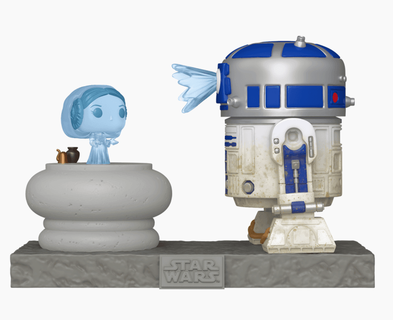 Produktbild Funko - POP! - Star Wars - R2D2 with Leia Hologram Deluxe 2 von 2