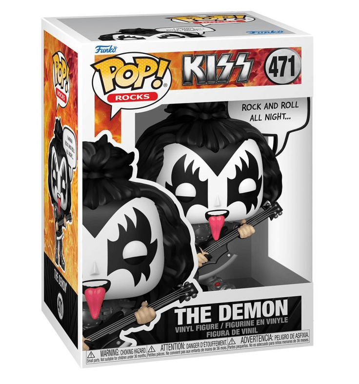 Funko - POP! - KISS - The Demon (Rock & Roll All Night) Vinyl Sayings