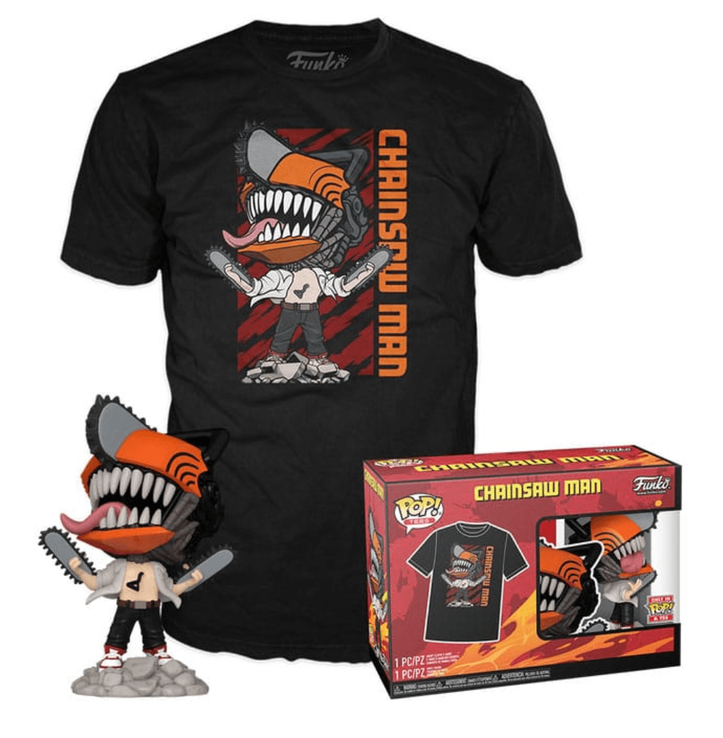 Funko - POP! - Chainsaw Man POP! & Tee, Größe L