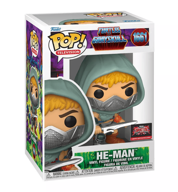 Funko - POP! - Masters of the Universe x TMNT He-Man Figure Vinyl