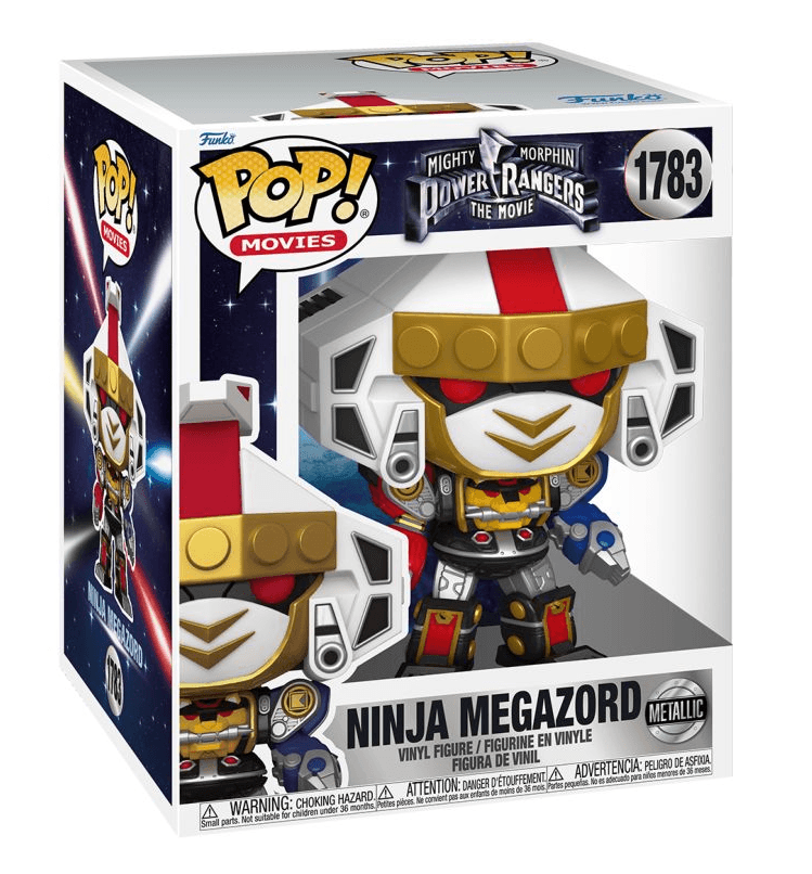 Funko - POP! - Power Rangers (1995) - Ninja Megazord (Metallic) 6" Vinyl