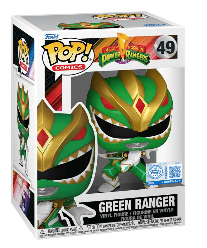 Funko - POP! - Power Rangers (1995) - Green Ranger Vinyl