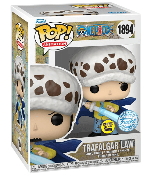 Funko - POP! - One Piece - Trafalgar Law (with Blue Anesthesia) Vinyl
