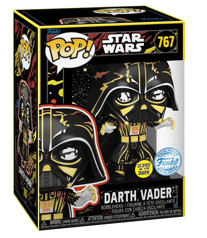 Funko - POP! - Star Wars - Darth Vader Retro Glow Vinyl