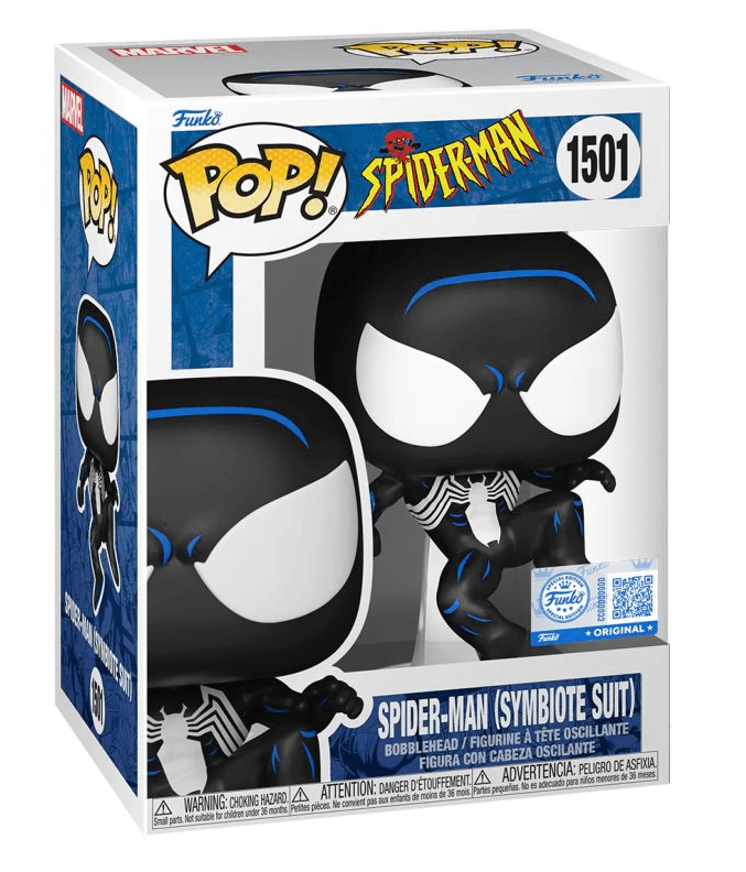 Funko - POP! - Spider-Man: The Animated Series - Spider-Man (Symbiote Suit) Vinyl
