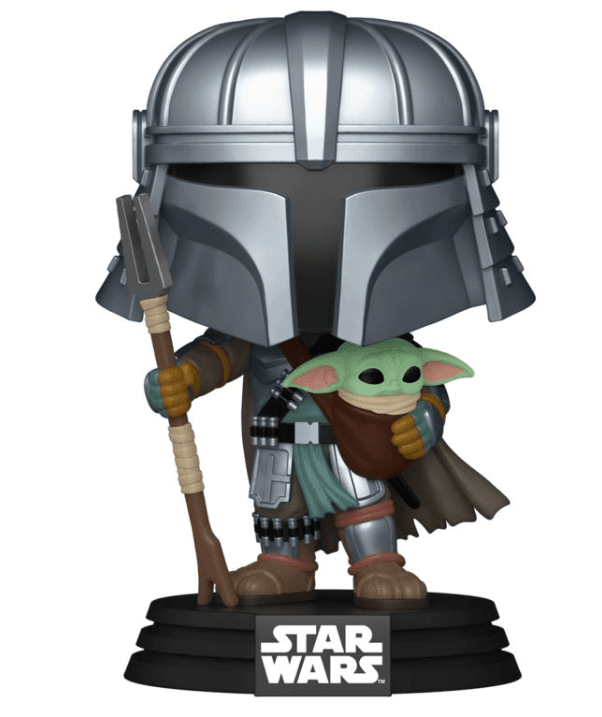 Produktbild Funko - POP! - Star Wars: Impressions - Mandalorian with Grogu Vinyl 2 von 2