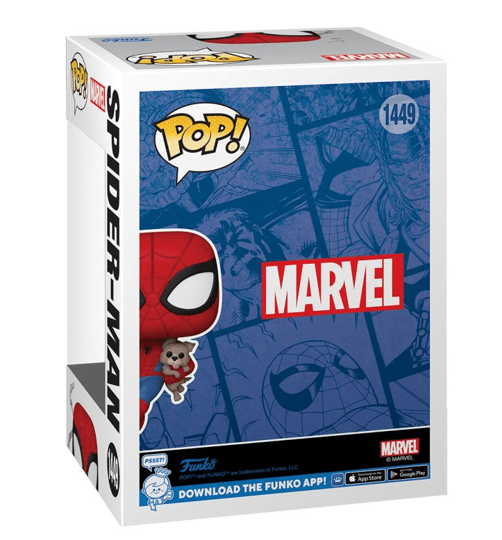 Produktbild Funko - POP! - Marvel Comics - Spiderman with "Sandwich the Dog" Exclusive Vinyl 2 von 3