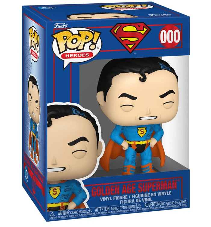 Funko - POP! - DC Comics: Shield Through the Ages - Golden Age Superman Vinyl