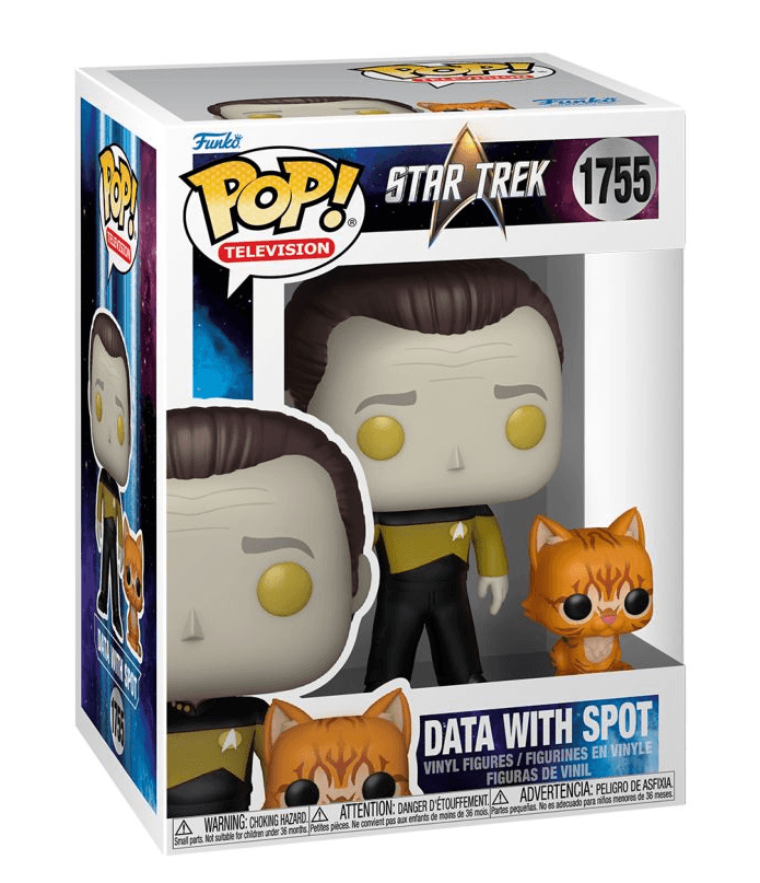 Funko - POP! - Star Trek: The Next Generation - Data & Spot Vinyl