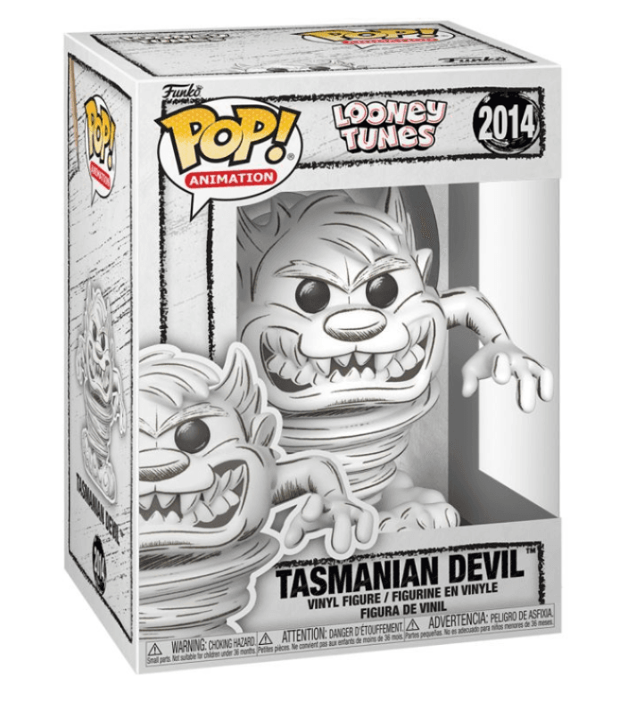 Funko - POP! - Looney Tunes: Sketched – Tasmanian Devil Vinyl