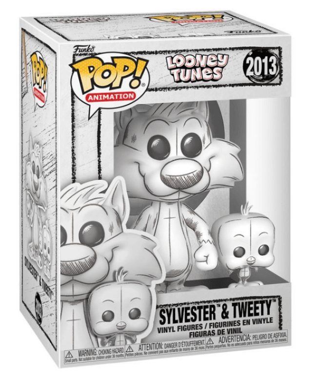 Funko - POP! - Looney Tunes: Sketched – Sylvester & Tweety Vinyl