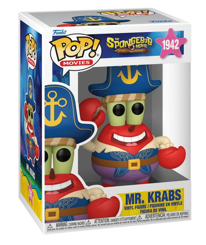 Funko - POP! - The SpongeBob Movie (2025) - Mr. Krabs Vinyl