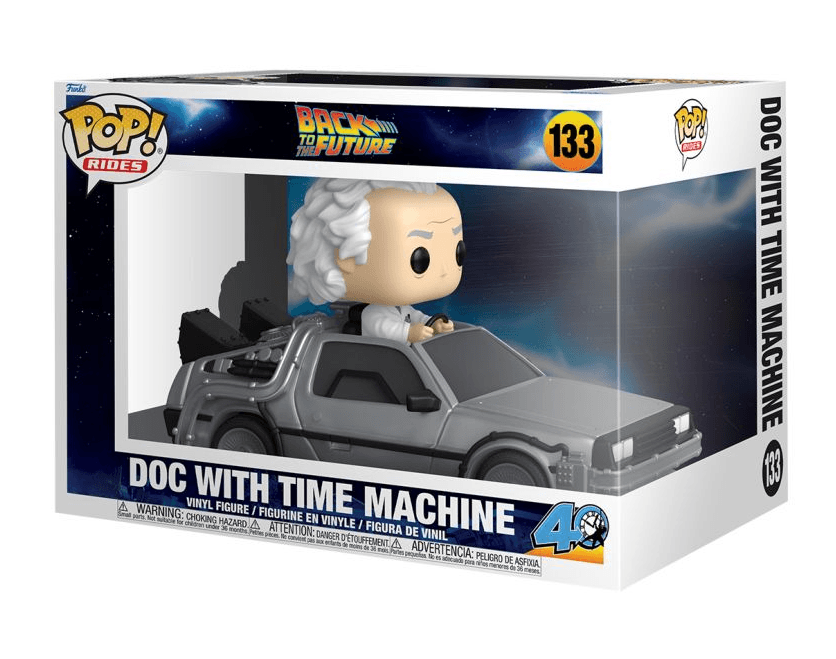 Funko - POP! - Back to the Future - Doc with Time Machine Vinyl Ride