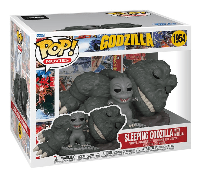 Funko - POP! - Godzilla - Sleeping Godzilla with Minnila 6" Vinyl