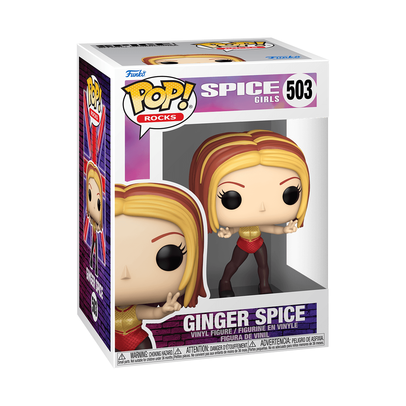 Funko POP! Rocks Spice Girls Ginger Spice (Wannabe) Vinylfigur