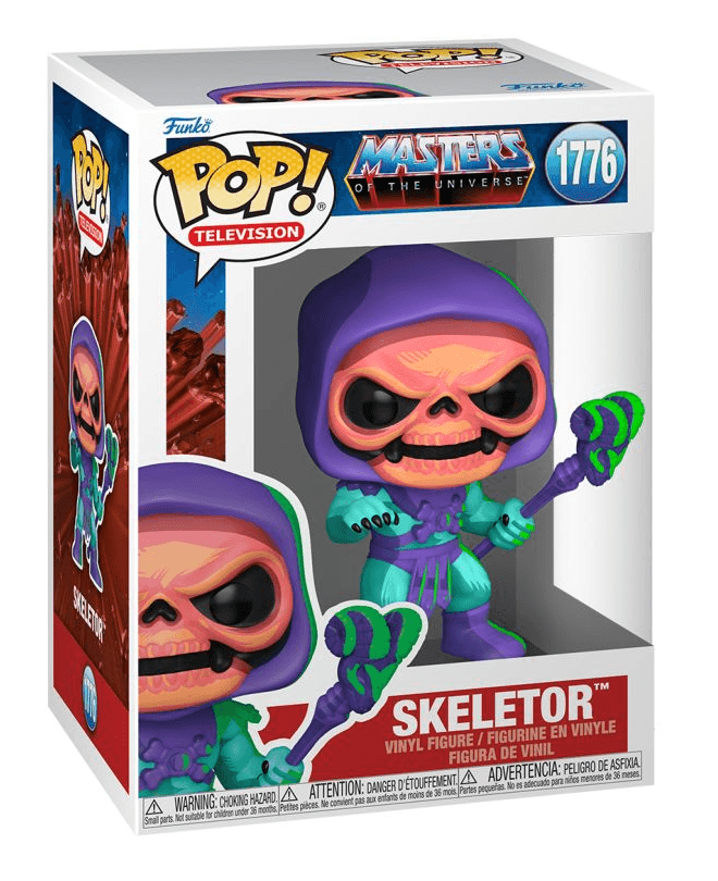 Funko - POP! - Masters of The Universe - Skeletor (Retro Neon Deco) Vinyl