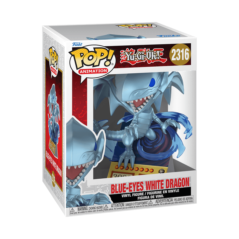 Funko - POP! - Yu-Gi-Oh! - Premium Blue-Eyes White Dragon Vinyl