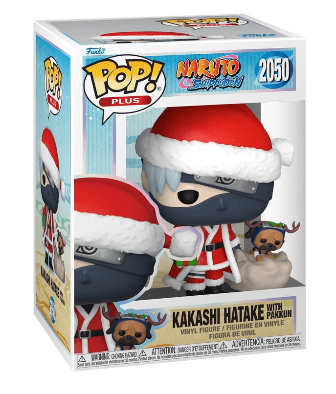 Funko - POP! - Naruto - Kakashi Hatake with Pakkun (Holiday) Plus