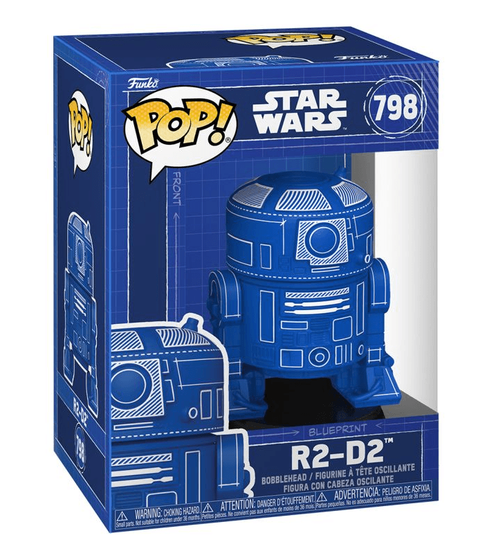 Funko - POP! - Star Wars - R2-D2 (Blueprint) Vinyl