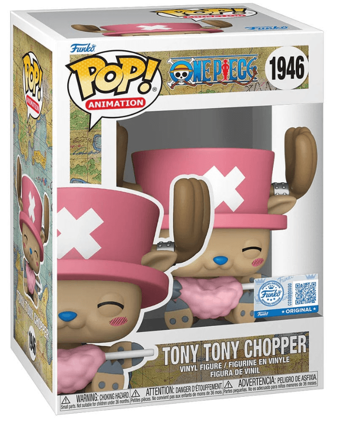 Funko - POP! - One Piece POP! Animation Vinyl Figur Tony Chopper with Cotton Candy 9 cm