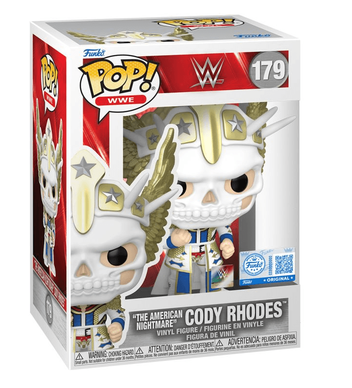 Funko - POP! - WWE: Wrestle Mania - Cody Rhodes (Masked) Vinyl 