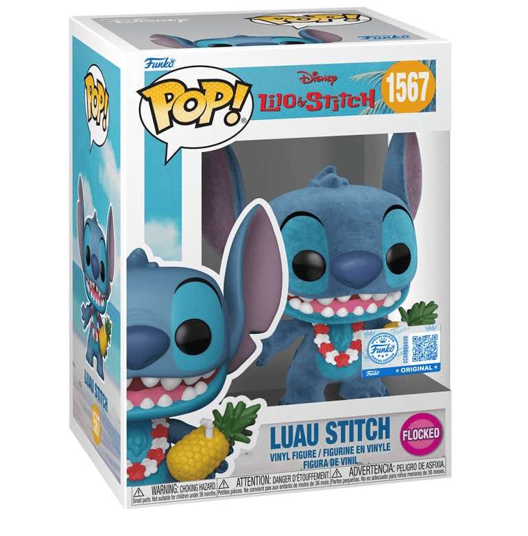 Funko - POP! - Lilo & Stitch - Luau Stitch Flocked Vinyl