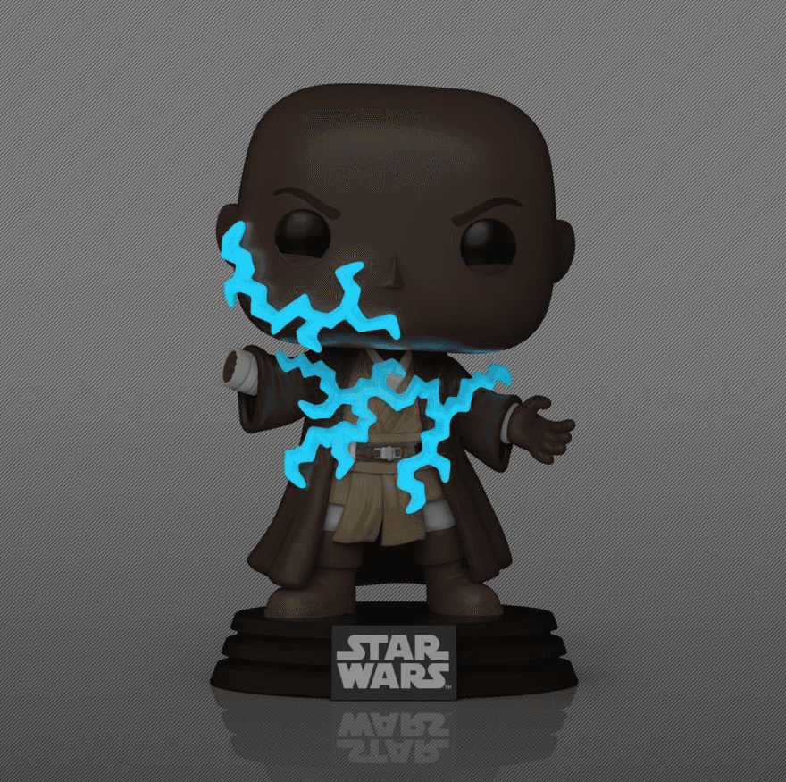 Produktbild Funko - POP! - Star Wars: Revenge of the Sith - Mace Windu Electricity Glow Vinyl 3 von 3