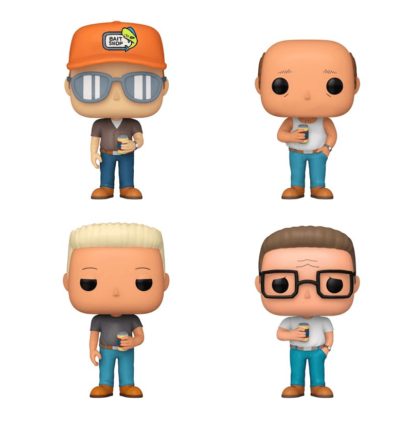 Produktbild Funko - POP! - King of the Hill - Dale, Hank, Bill & Boomhauer 4-Pack 2 von 2