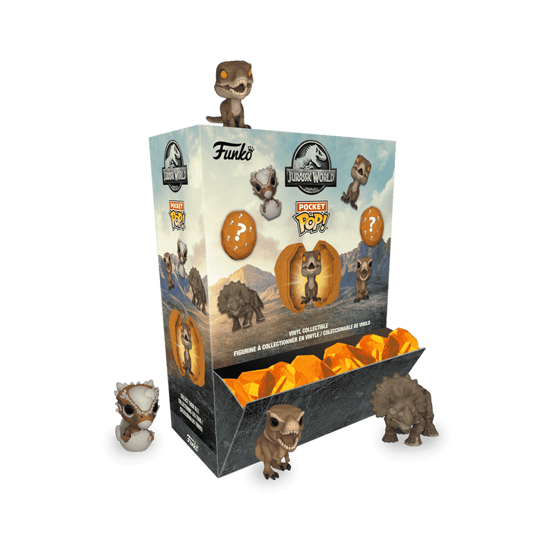 Funko - POP! - Jurassic World - Mystery Pocket Pop! Amber, sortiert, 1 Stück 