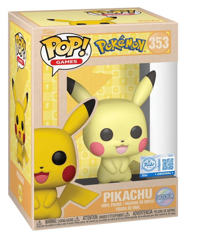 Funko - POP! - Pokemon - Pikachu (Pastel) Exclusive Vinyl 