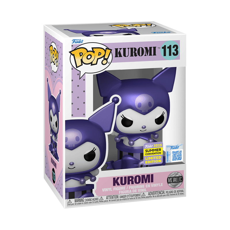 Funko - POP! - Sanrio - Pop! Kuromi in Gift Box (Metallic)
