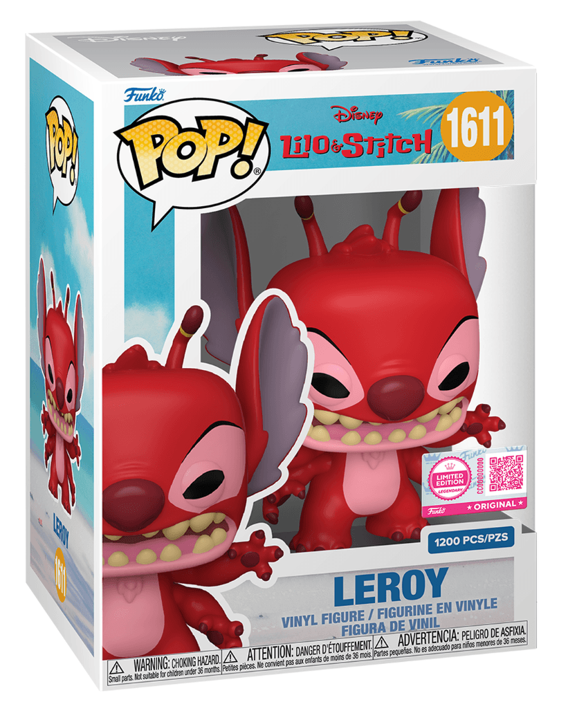 Funko - POP! - Lilo & Stitch - Leroy (Experiment 629) – Limited Edition mit Pop Protector