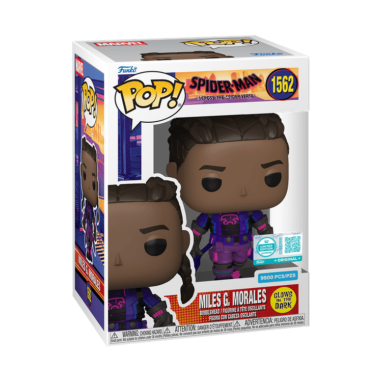 Figurine funko Pop! - Marvel - Miles Morales Spider-Man - Steelbook