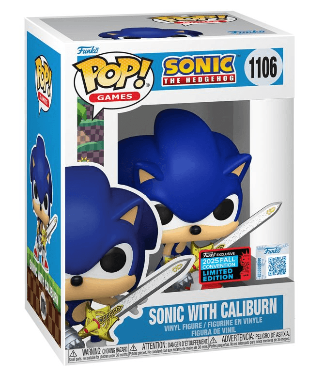Funko - POP! - Sonic - Sonic with Caliburn Vinyl 2025 NYCC Exclusive