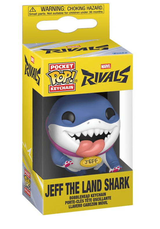 Funko - POP! - Marvel Rivals - Jeff the Land Shark Keychain