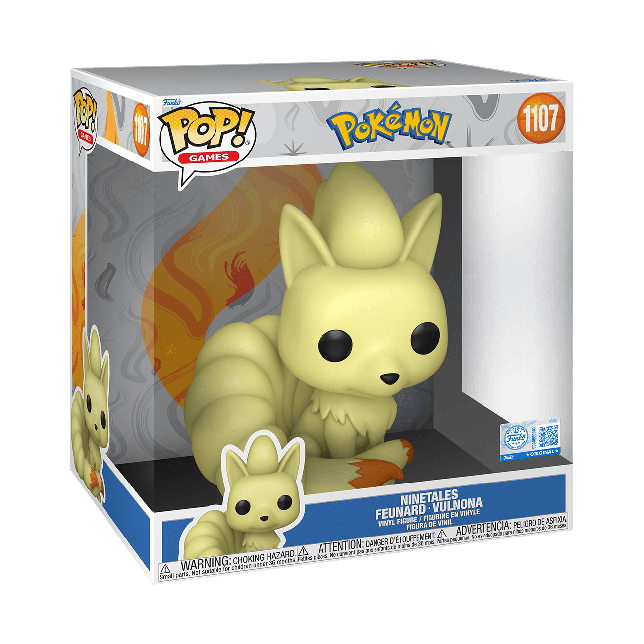 Funko - POP! - Pokémon Jumbo Ninetales Jumbo Vinyl (25,4 cm)