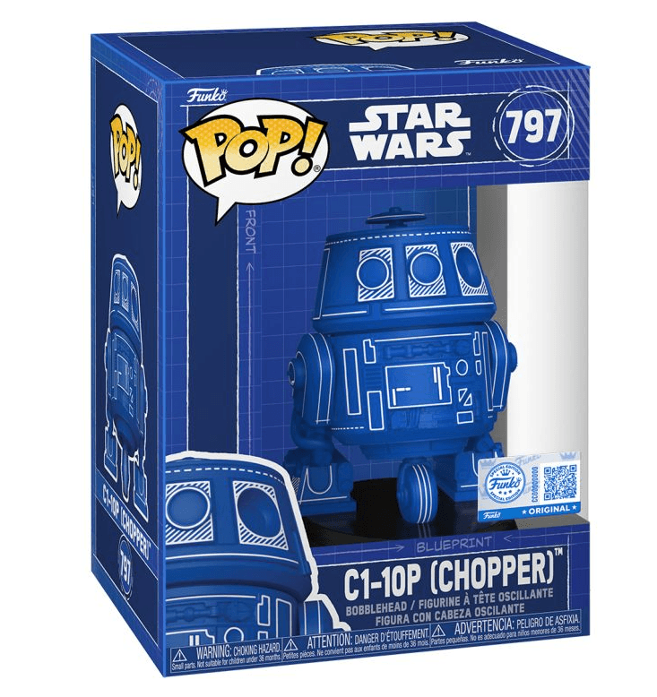 Funko - POP! - Star Wars - Chopper (Blueprint) US Exclusive Vinyl
