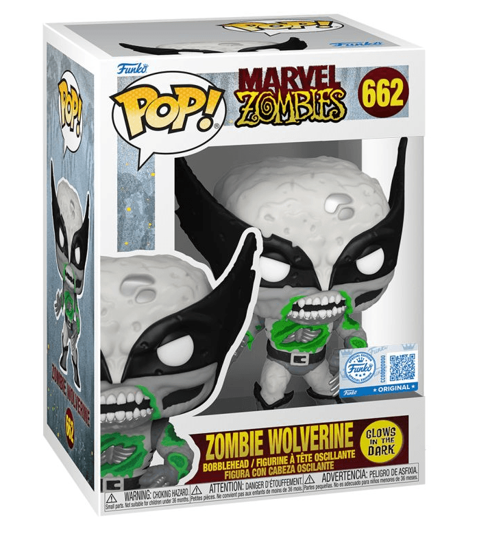 Funko - POP! - Marvel: Zombies - Wolverine Glow Vinyl