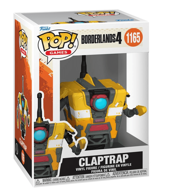 Funko Pop Emperor Claptrap 208 Borderlands (vitre Abîmée