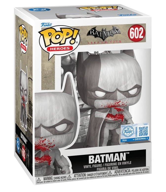 Funko - POP! - Batman: Arkham City - Batman (Black & White) Vinyl